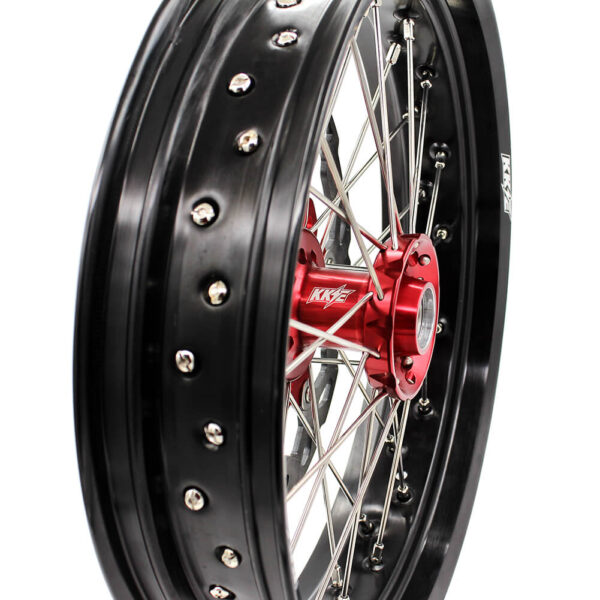 KKE 3.5/4.25*17in. XR400R 1996-2004 XR600R 1991-2000 Supermoto Wheels For Honda - Image 8