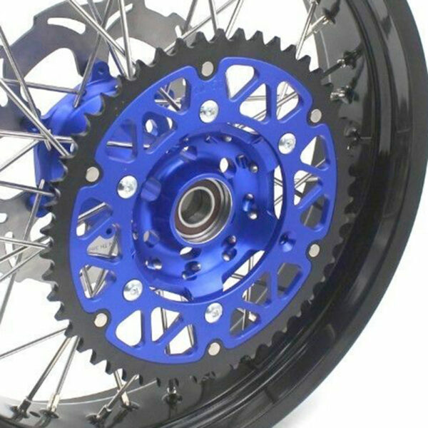 KKE 3.5/4.25*17inch For KAWASAKI KX250F KX450F 2006-2018 Supermoto Rims With Disc&Sprocket Blue - Image 11