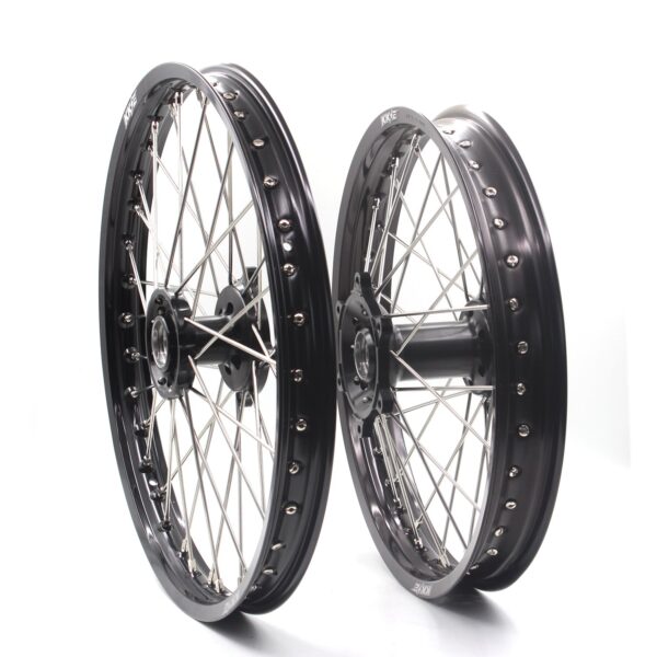 KKE 21 & 18 Enduro Wheels Rims for Husqvarna TE TC FE FC SMR TXC  2000-2013 Red Hubs - Image 14