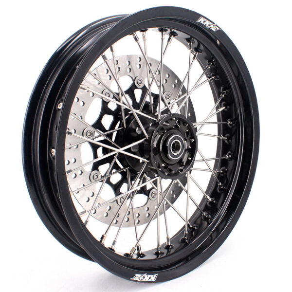 KKE 3.5 & 5.0 17 Inch Wheels for Yamaha WR250F 2001 WR450F 2003-2018 Black - Image 22