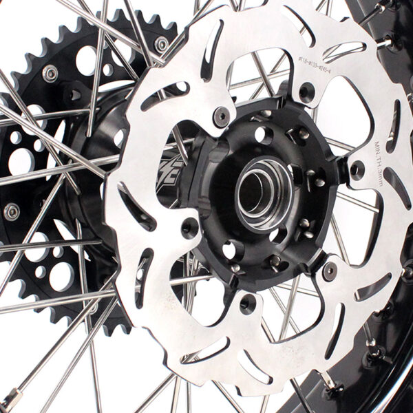 KKE 3.5 & 5.0 17 Inch Wheels for Yamaha WR250F 2001 WR450F 2003-2018 Black - Image 38