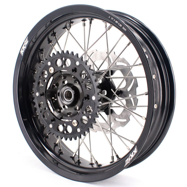 KKE 3.5 & 5.0 17 Inch Wheels for Yamaha WR250F 2001 WR450F 2003-2018 Black - Image 39
