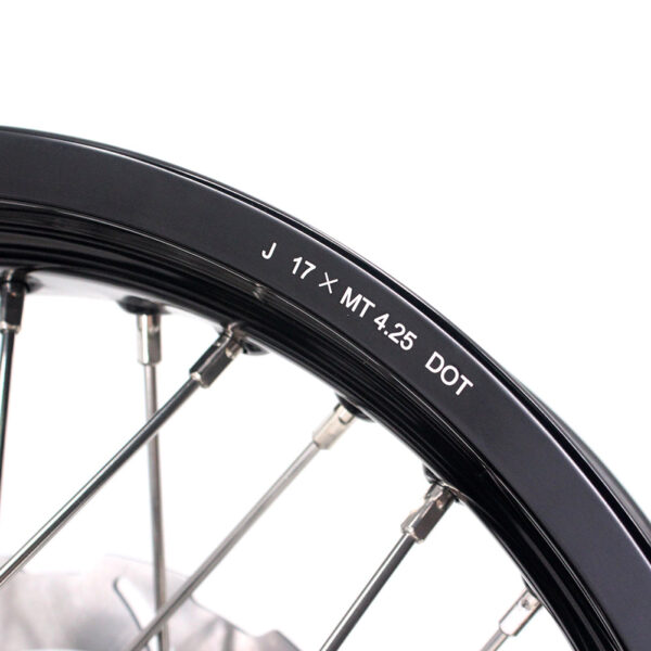 KKE 3.5 & 5.0 17 Inch Wheels for Yamaha WR250F 2001 WR450F 2003-2018 Black - Image 17