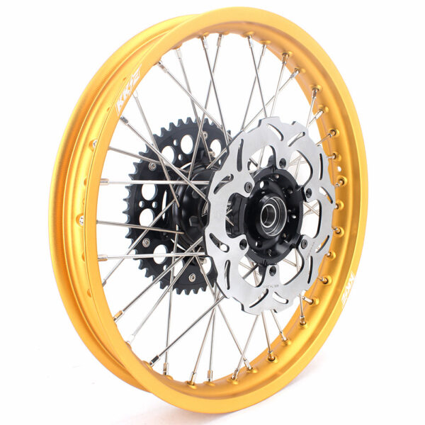 KKE 21 & 18 Enduro Gold Rims For SUZUKI RM125 2001-2007 RM250 2001-2008 - Image 15