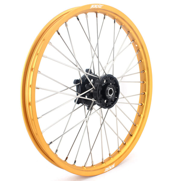KKE 21 & 18 Enduro Gold Rims For SUZUKI RM125 2001-2007 RM250 2001-2008 - Image 3