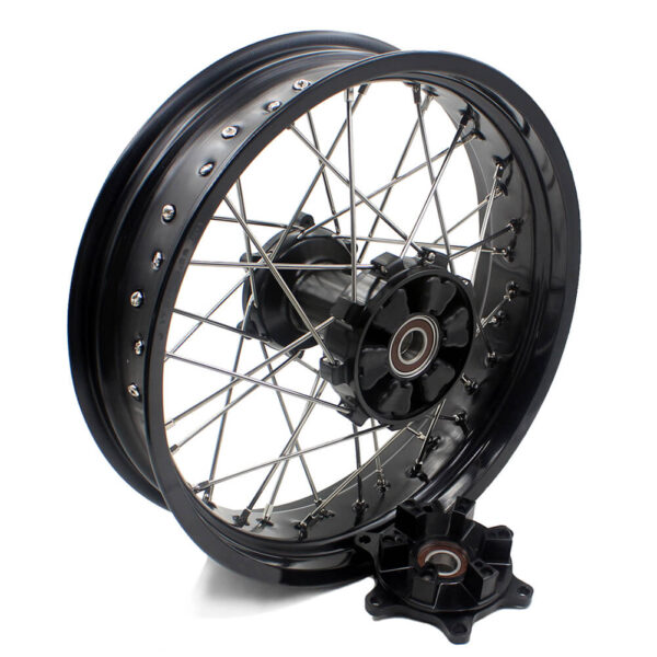 KKE 2.5*19/4.25*17 CUSH Drive Supermoto Wheels Set for KTM 990 950 Adventure 2003-2015 - Image 2