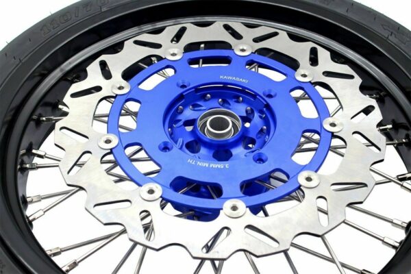 KKE 17inch KX450 KX250F 2020 KX450F 2019-2021 KX450 2019-2023 For KAWASAKI Supermoto Rims CST Tires Blue - Image 8