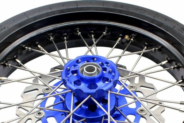 KKE 17inch KX450 KX250F 2020 KX450F 2019-2021 KX450 2019-2023 For KAWASAKI Supermoto Rims CST Tires Blue - Image 10