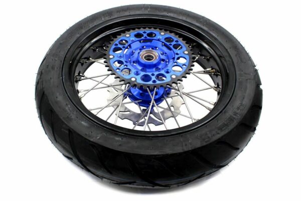 KKE 17inch KX450 KX250F 2020 KX450F 2019-2021 KX450 2019-2023 For KAWASAKI Supermoto Rims CST Tires Blue - Image 12