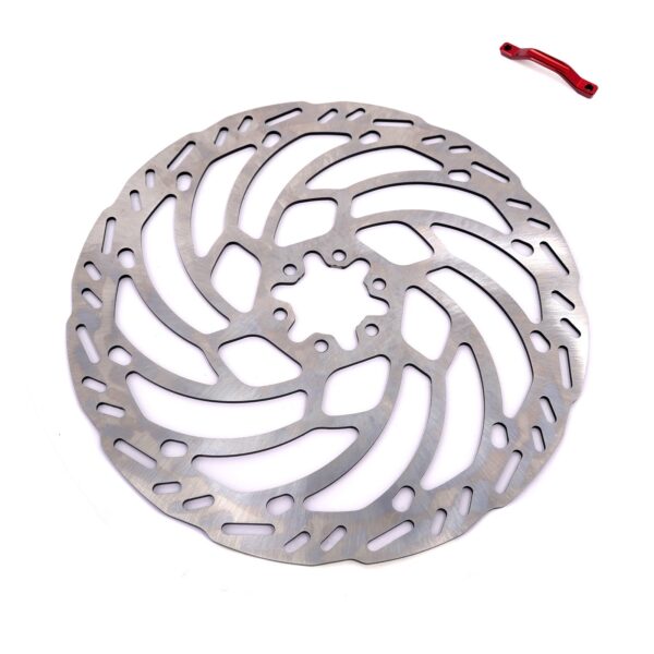 KKE Front 220MM Disc with Adapter For Surron Light Bee X, Segway X160/X260, E-Ride Pros SS, Talaria MX3 (Collective) - Image 6