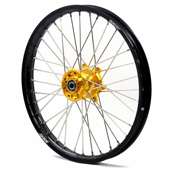 KKE 1.6*21" Front Wheel for Suzuki RMZ250 2007-2024 RMZ450 2005-2024 Gold&Black - Image 3