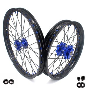 US Stock KKE 1.6*19″ & 1.85*16″ Electric Dirtbike Wheels Rim For Sur Ron Light Bee-X 2019-2024 Blue