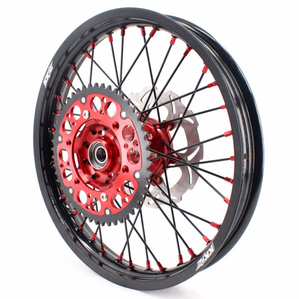 KKE 21 & 19 MX Rims for Suzuki RMZ250 2007-2024 RMZ450 2005-2024 Black Spokes - Image 16