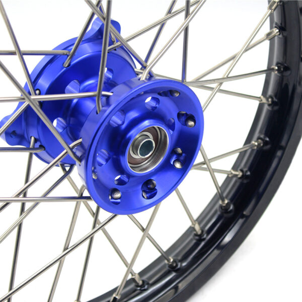 KKE 14 & 12 Kids Wheels Rims Set for YAMAHA YZ65 2018-2023 Blue - Image 6
