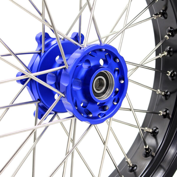US Pre-order KKE 17inch Supermoto Wheels Set For YAMAHA WR250R 2008-2020 Blue Hub - Image 7