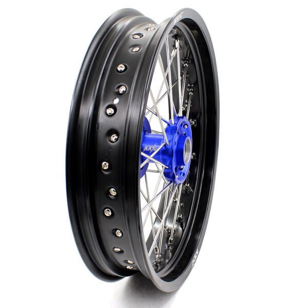 US Pre-order KKE 17inch Supermoto Wheels Set For YAMAHA WR250R 2008-2020 Blue Hub - Image 8