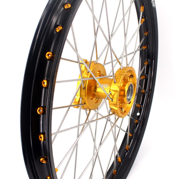 KKE 21 & 18 Enduro Rims for Suzuki RMZ250 2007-2022 RMZ450 2005 Gold Nipple - Image 7