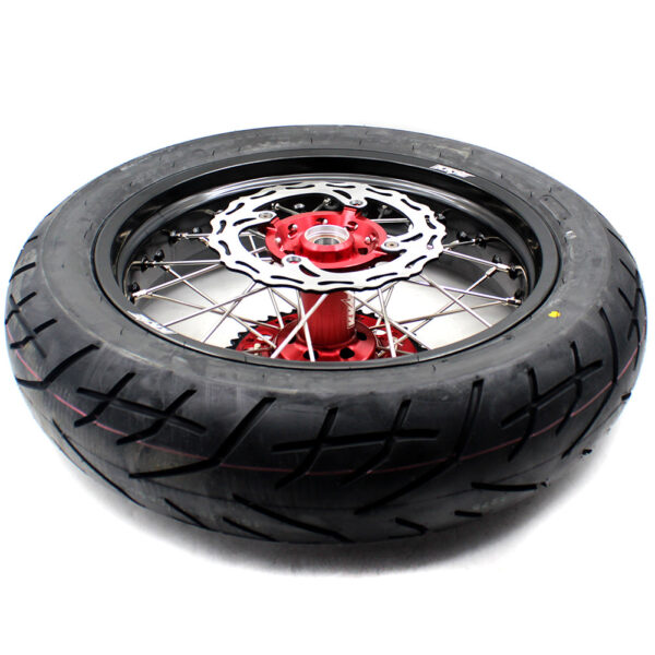 KKE 17 Inch Supermoto Wheels Tires for SUZUKI RMZ250 2007-2024 RMZ450 2005-2024 - Image 8
