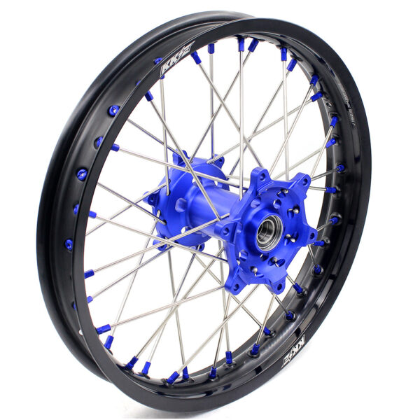 KKE 21"&19" Mx Dirtibke Wheels For YAMAHA YZ125 YZ250 YZ250F YZ450F WR450F Blue Nipples - Image 6