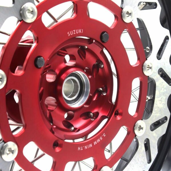 KKE 17 Inch Motard Rims for SUZUKI RMZ250 2007-2024 RMZ450 2005-2024 Red Hubs - Image 15