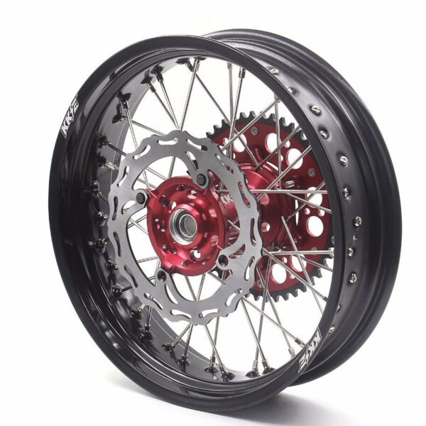 KKE 17 Inch Motard Rims for SUZUKI RMZ250 2007-2024 RMZ450 2005-2024 Red Hubs - Image 16
