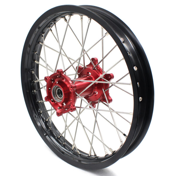 KKE 21 & 18 Spoked Enduro Wheels Rims Set FOR BETA RR 2013-2022 Red - Image 12