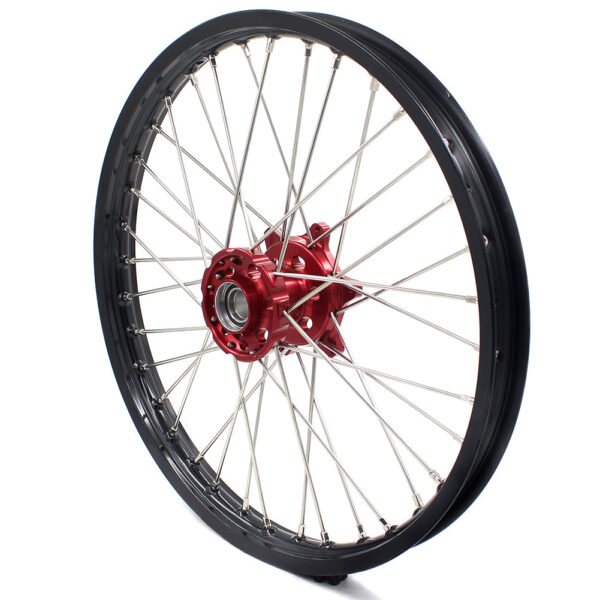 KKE 21 & 18 Spoked Enduro Wheels Rims Set FOR BETA RR 2013-2022 Red - Image 7
