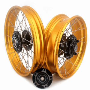 VMX-Racing Fit Honda CB500X 2022-2023 Tubeless 2.5*19 & 4.25*17 Wheels Rims Gold GLM Rims