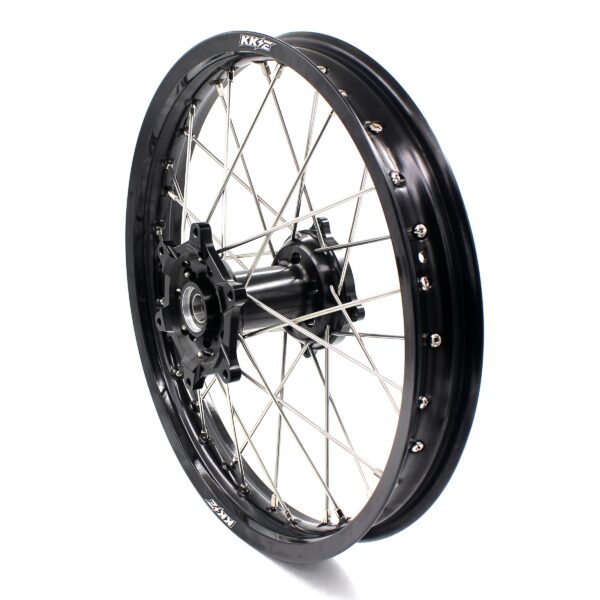 KKE 21" 19" Alloy Wheels Rims For HONDA CR125R CR250R CRF250R CRF450R Black - Image 9