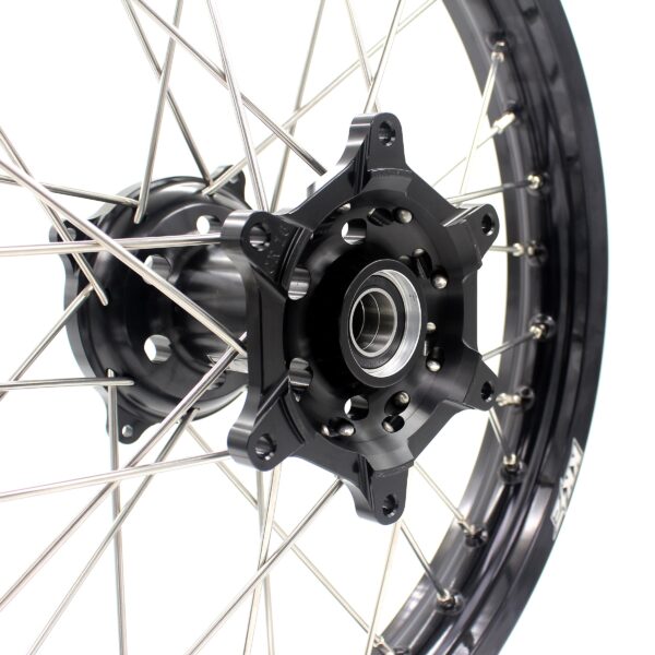 KKE 21" 19" Alloy Wheels Rims For HONDA CR125R CR250R CRF250R CRF450R Black - Image 10