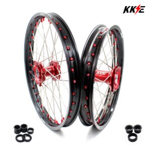 KKE 21″ 19″ or 21″ 18″ Spoke Wheels Rims For HONDA CRF250R 2004-2013 CRF450R 2002-2012