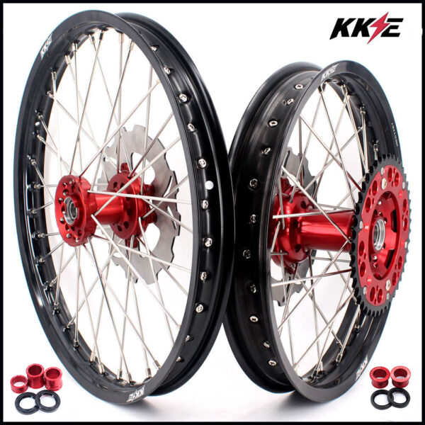 KKE 21" 18" or 21" 19" Alloy Wheels Rims For HONDA CR125R CR250R CRF250R CRF450R - Image 13