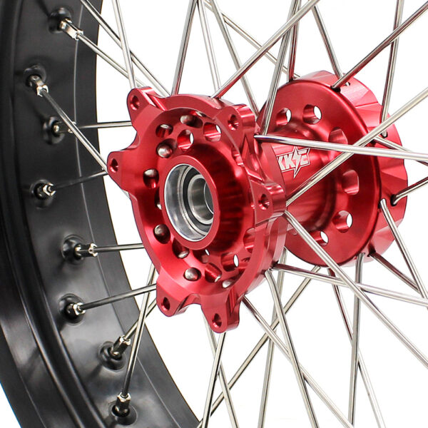 KKE 3.5 & 4.25 Supermoto Wheels for Honda CRF250R 2014-2025 CRF450R 2013-2025 CRF450X 2019-2025 - Image 5