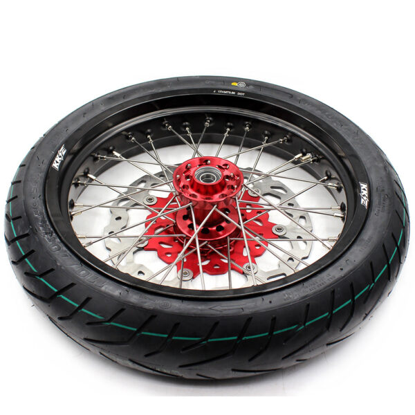KKE 17inch Cush Drive Supermoto Wheels CST Tires For HONDA XR650R 2000-2008 Disc - Image 8