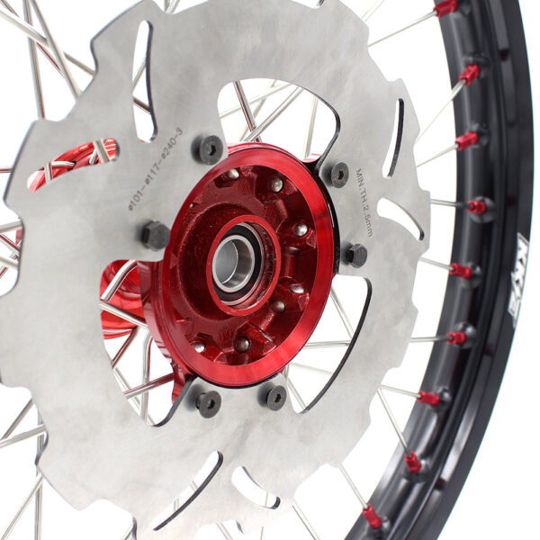 KKE 21&18 21&19 Casting Wheels for HONDA CR125R 1995-1997 CR250R 1995-1996 Disc Red Nipples - Image 9