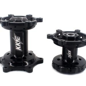 KKE CNC Black Front & Rear Hubs Set For SUZUKI DRZ400 DRZ400E DRZ400S DRZ400SM