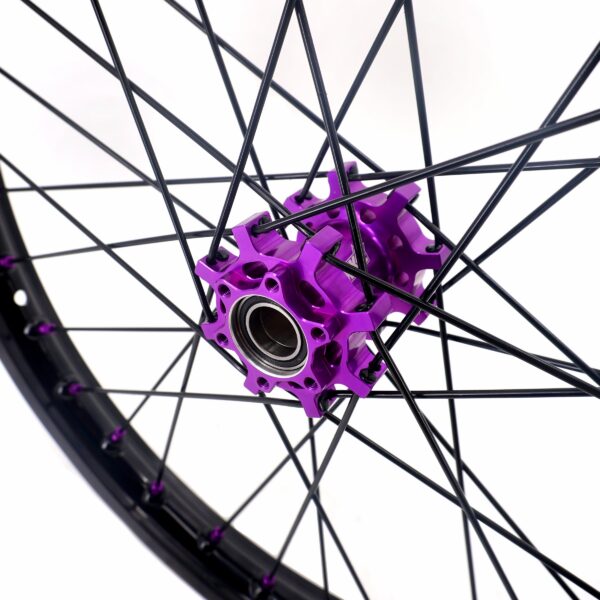 KKE Factory Stock KKE 1.6*19" & 1.85*16" Electric Dirtbike Wheels Rim For Sur Ron Light Bee-X 2019-2024 Purple - Image 9