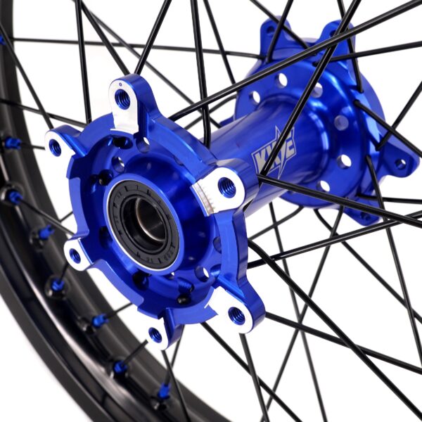 KKE Factory Stock KKE 21" & 18" E-Bike Spoke Wheels Rims Fit SurRon Ultra Bee 2023-2024 Blue Hub & Black Rim - Image 13