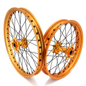 China Stock KKE 1.6*21″ & 2.15*18″ Electric Dirtbike Alloy Wheels Rim Fit For SurRon Ultra Bee 2023