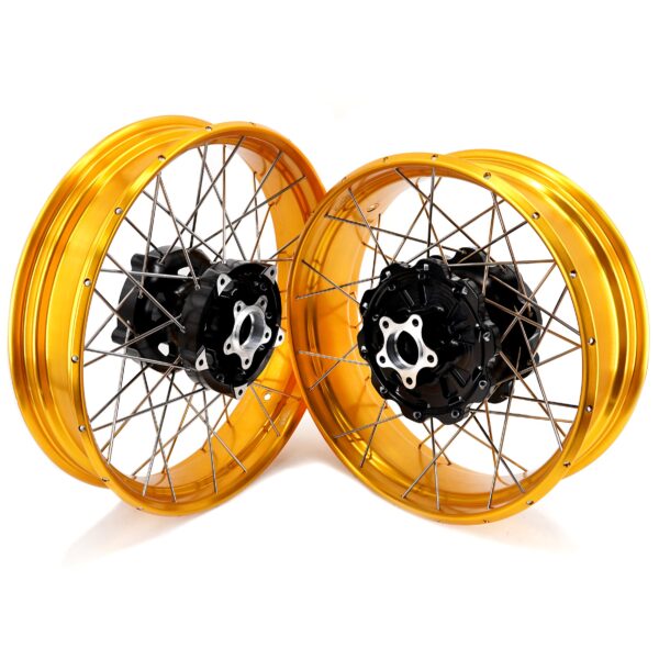 KKE 3.5*19'' & 5.0*18'' Tubeless Wheels Fit Harley Street Glide/CVO 2024 Spoked Rims - Image 2