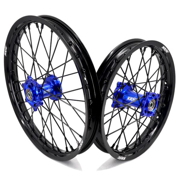 KKE 1.6*19 & 1.85*16 Spoked Kid's Wheels Rims Set for Kawasaki KX80 KX85 - Image 2