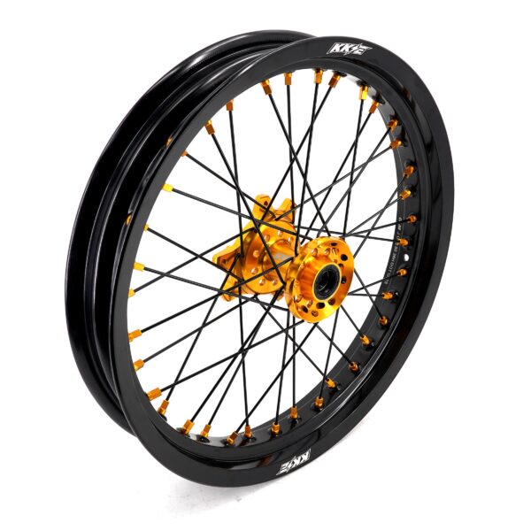 KKE Factory Stock KKE 2.5*17 & 3.5*17 E-Bike Wheels Rim Fit For SurRon Ultra Bee 2023-2024 Gold Hubs - Image 3