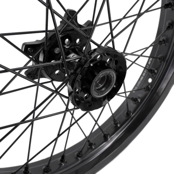 US Stock KKE 2.5*17/3.5*17 E-Bike Wheels Rim Fit For SurRon Ultra Bee 2023-2024 All Black - Image 4