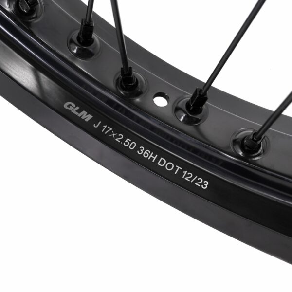 US Stock KKE 2.5*17/3.5*17 E-Bike Wheels Rim Fit For SurRon Ultra Bee 2023-2024 All Black - Image 5