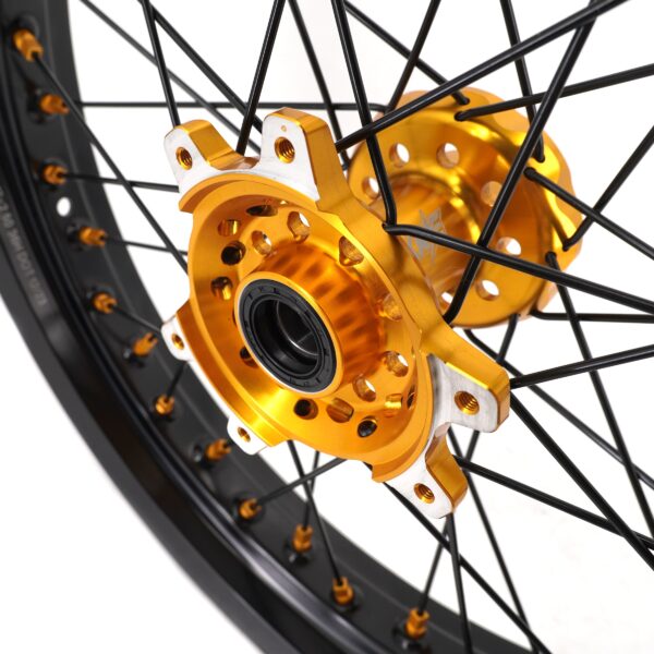 KKE Factory Stock KKE 2.5*17 & 3.5*17 E-Bike Wheels Rim Fit For SurRon Ultra Bee 2023-2024 Gold Hubs - Image 7