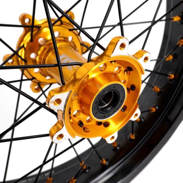 KKE Factory Stock KKE 2.5*17 & 3.5*17 E-Bike Wheels Rim Fit For SurRon Ultra Bee 2023-2024 Gold Hubs - Image 9