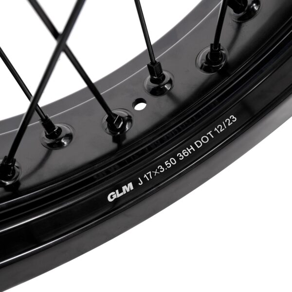 US Stock KKE 2.5*17/3.5*17 E-Bike Wheels Rim Fit For SurRon Ultra Bee 2023-2024 All Black - Image 10