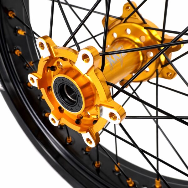 KKE Factory Stock KKE 2.5*17 & 3.5*17 E-Bike Wheels Rim Fit For SurRon Ultra Bee 2023-2024 Gold Hubs - Image 12
