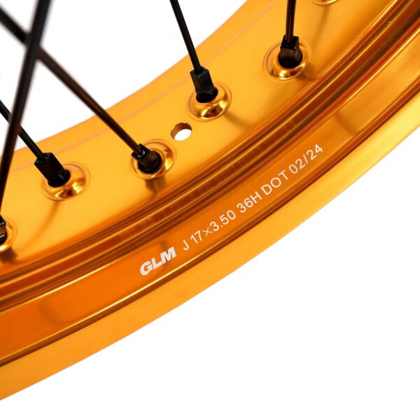 KKE Factory Stock KKE 2.5*17/3.5*17 E-Bike Wheels Rim Fit For SurRon Ultra Bee 2023-2024 Gold Rims - Image 10