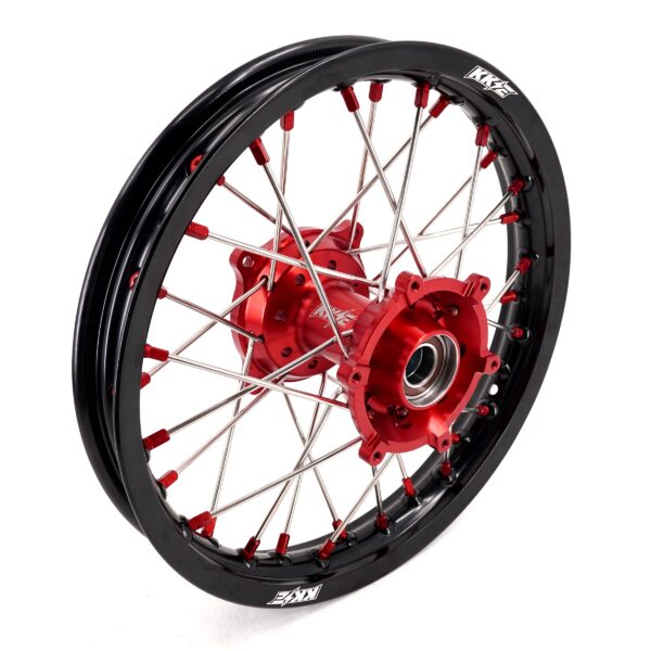 KKE 17"*1.4/14"*1.6 Small Kid's Wheels For KTM SX 85 GAS GAS MC85 2021-2024 Red Nipples - Image 5
